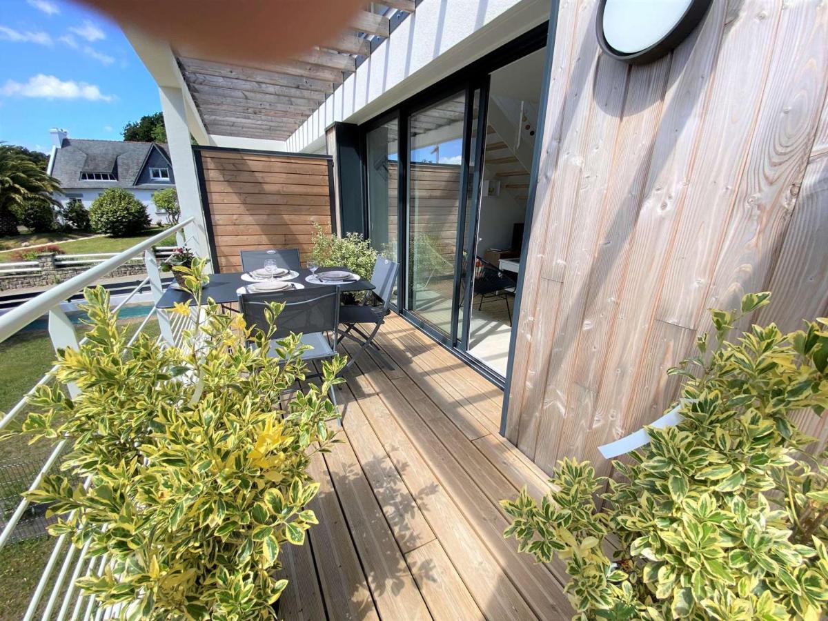 Duplex Lumineux A Benodet: Plage Et Thalasso A Pied, Terrasse, Parking Et Abri Velo Inclus - Fr-1-481-117 Exterior photo