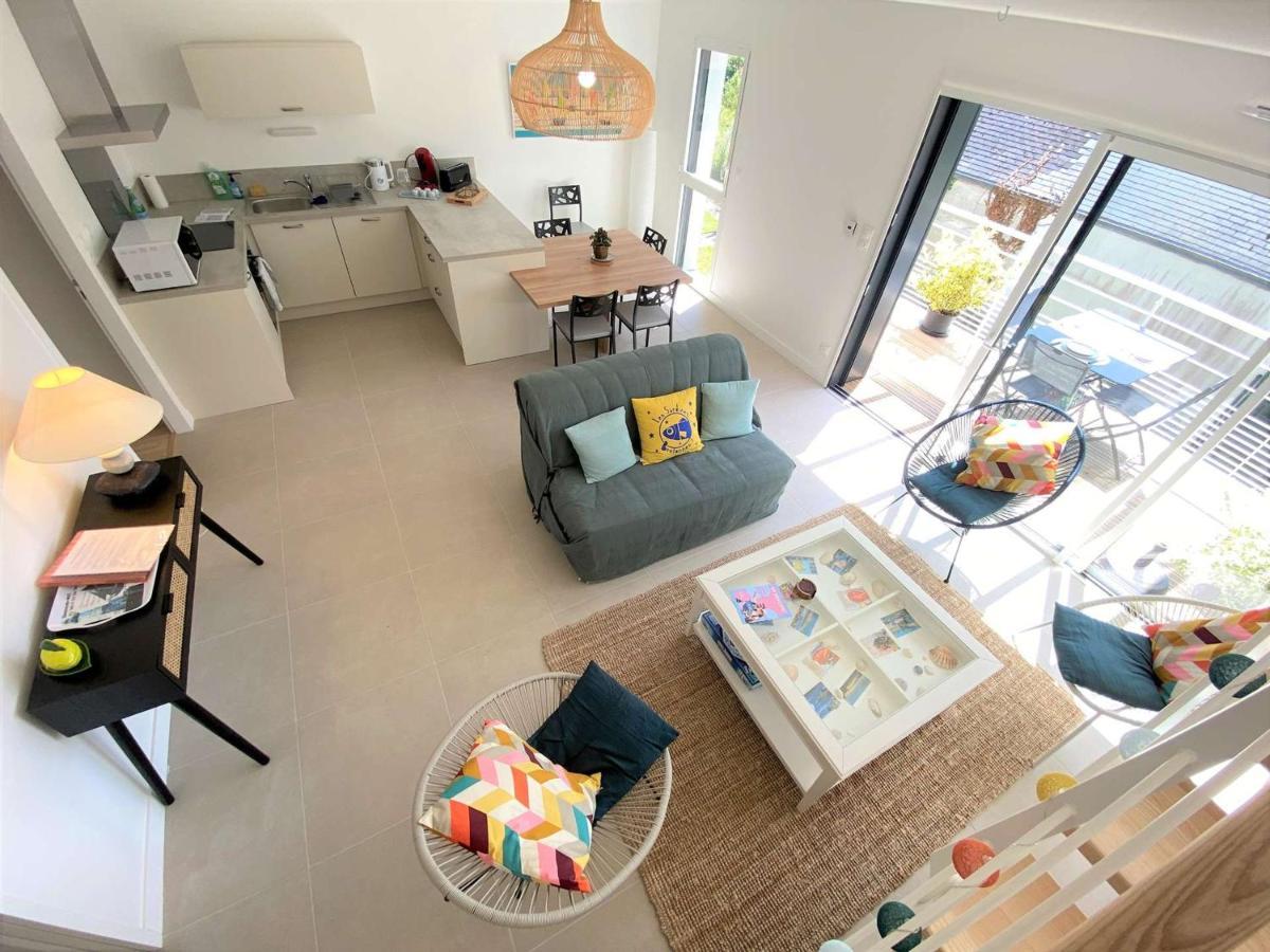 Duplex Lumineux A Benodet: Plage Et Thalasso A Pied, Terrasse, Parking Et Abri Velo Inclus - Fr-1-481-117 Exterior photo