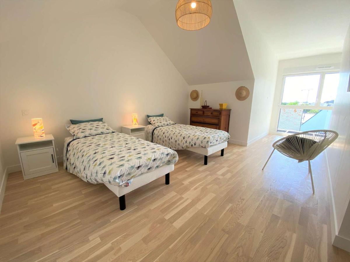 Duplex Lumineux A Benodet: Plage Et Thalasso A Pied, Terrasse, Parking Et Abri Velo Inclus - Fr-1-481-117 Exterior photo